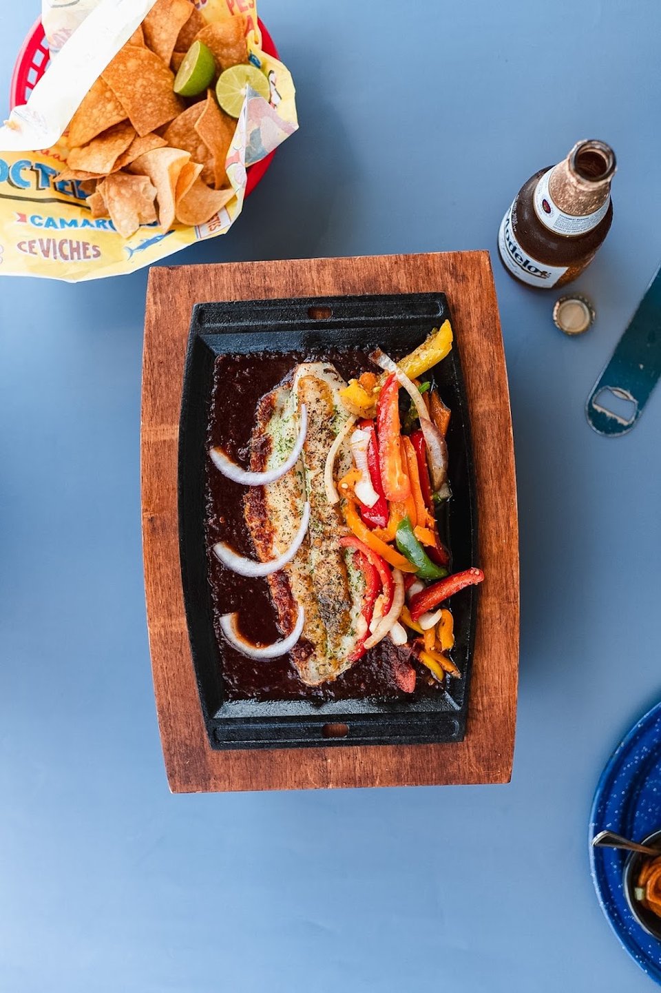 Taco de Tuétano Con Chicharron de Pulpo