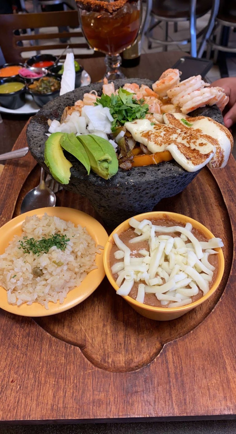 Molcajete Mar Y Tierra